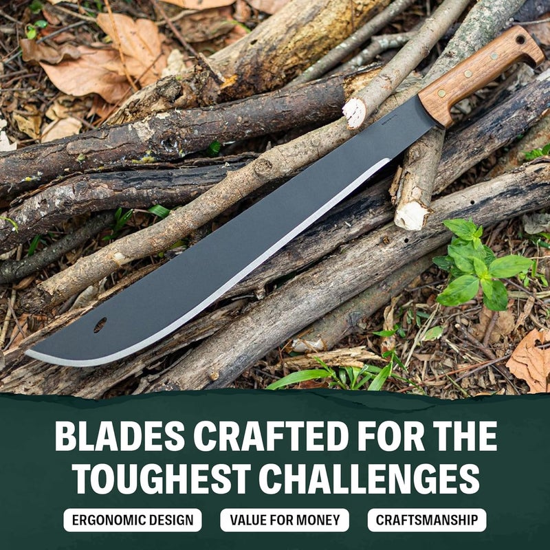 Condor Tool & Knife Outdoor Machete with Walnut Handle - Image 4